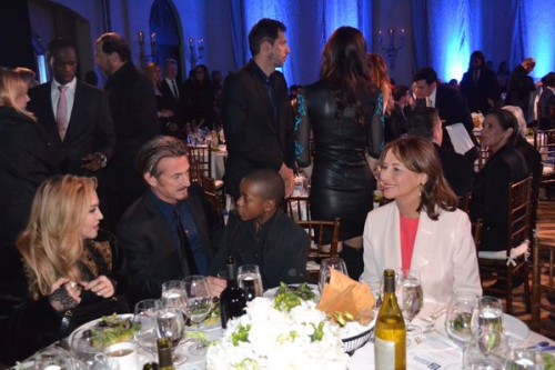 Madonna and Segolene Royal at the Help Haiti Home Gala, Beverly Hills - 9 January 2016 (2)