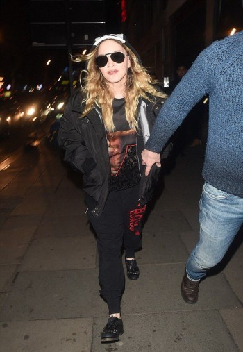 Madonna and Rocco out and about in London - 16 April 2016 (2)