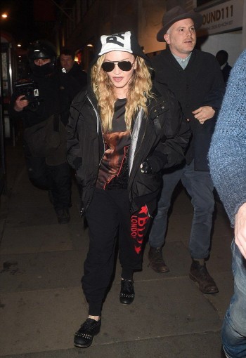 Madonna and Rocco out and about in London - 16 April 2016 (8)