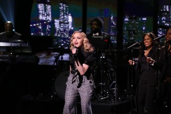 Madonna performs Borderline on Tonight Show Starring Jimmy Fallon (11)