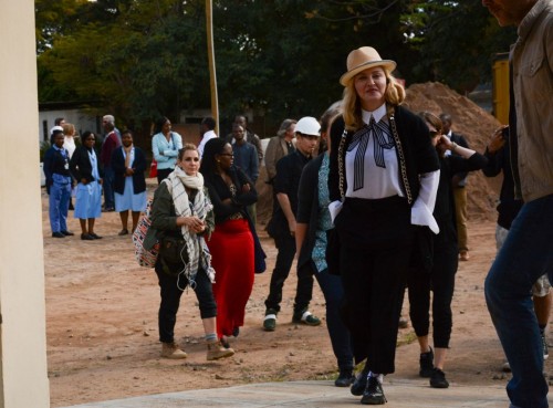 Madonna visits Queen Elizabeth Central Hospital in Blantyre, Malawi - 11 July 2016 03