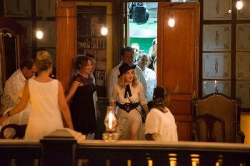 Madonna at La Guarida in Havana, Cuba - August 2016 - Pictures & Video (5)