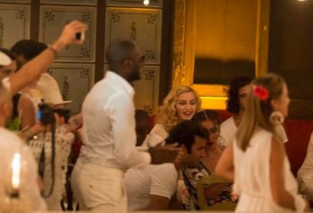 Madonna at La Guarida in Havana, Cuba - August 2016 - Pictures & Video (11)