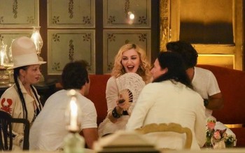 Madonna at La Guarida in Havana, Cuba - August 2016 - Pictures & Video (22)