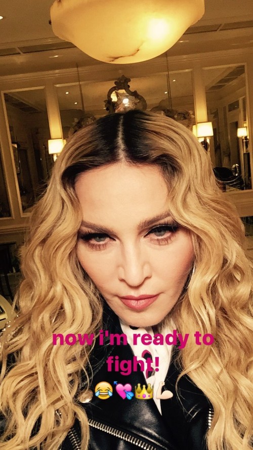 Madonna attends UFC 205 at Madison Square Garden, New York - 12 November 2016 10