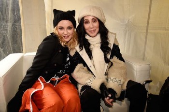 Madonna sings Express Yourself and Human Nature at Women's March on Washington Cher (12)