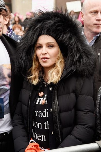 Madonna sings Express Yourself and Human Nature at Women's March on Washington Cher (17)