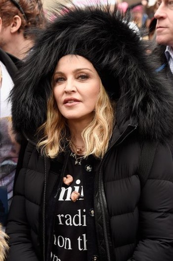 Madonna sings Express Yourself and Human Nature at Women's March on Washington Cher (18)
