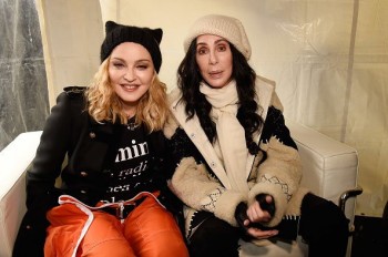 Madonna sings Express Yourself and Human Nature at Women's March on Washington Cher (37)