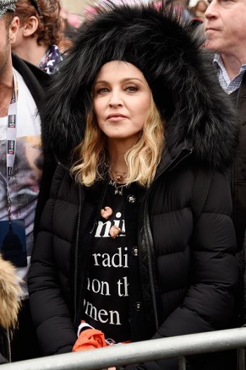 Madonna sings Express Yourself and Human Nature at Women's March on Washington Cher (49)