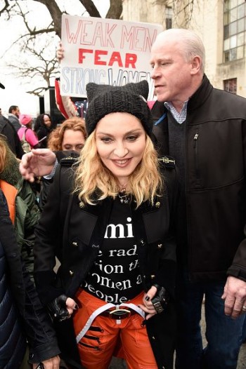 Madonna sings Express Yourself and Human Nature at Women's March on Washington Cher (55)