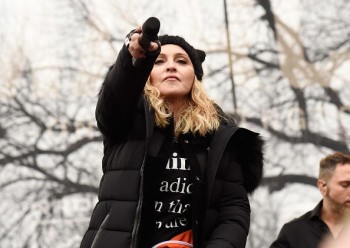 Madonna sings Express Yourself and Human Nature at Women's March on Washington Cher (56)