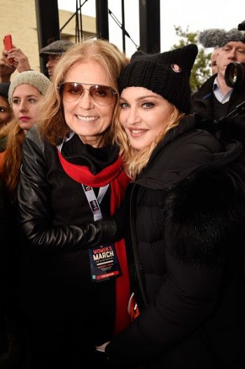 Madonna sings Express Yourself and Human Nature at Women's March on Washington Cher (59)