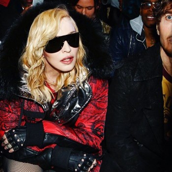 Madonna attends Philipp Plein fashion show, New York - 13 February 2017 (7)