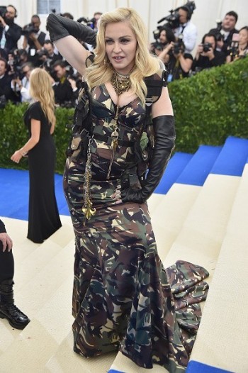 Madonna attends the Met Gala at the Metropolitan Museum of Art in New York - 1 May 2017