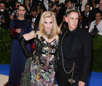 Madonna attends the Met Gala at the Metropolitan Museum of Art in New York - 1 May 2017