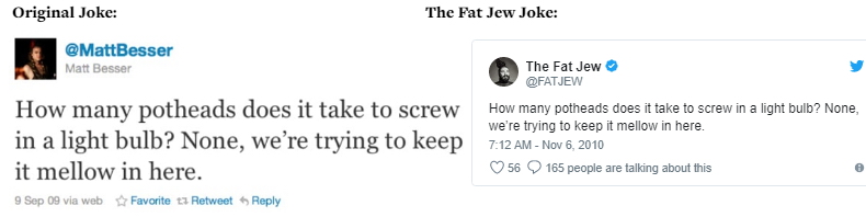 The Fat Jew allegedly steals jokes 04