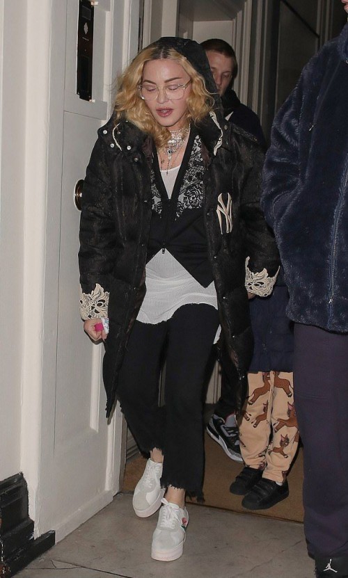 Madonna leaving Halloween party in London - 28 October 2018 (9)