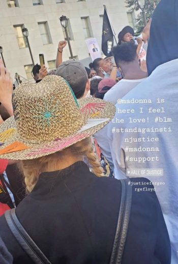 Madonna attends the Black Lives Matter protest in Los Angeles - 10 June 2020 - 02