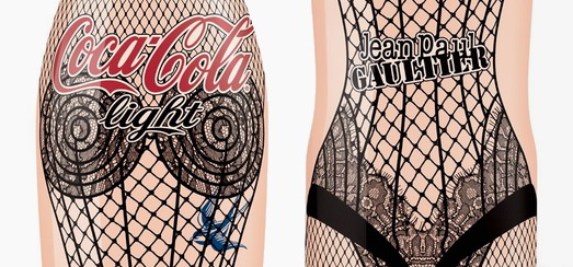 A closer look at the Madonna inspired Jean Paul Gaultier Diet Coke “Night” Bottle