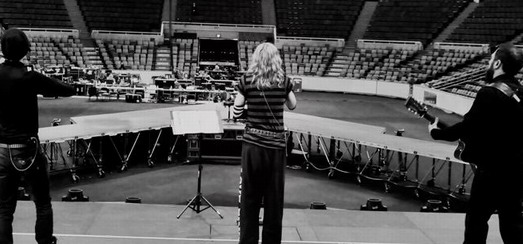 MDNA World Tour Rehearsals – First day in production