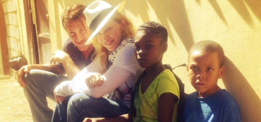 Madonna Visits J/P Haitian Relief Organization In Haiti