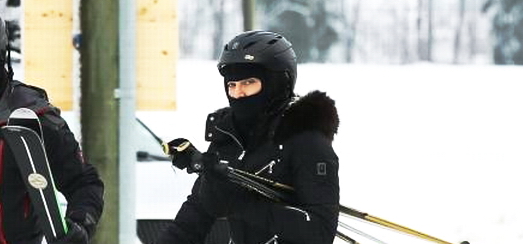 Madonna spotted skiing in Gstaad, Switzerland [December 2013 – January 2014]