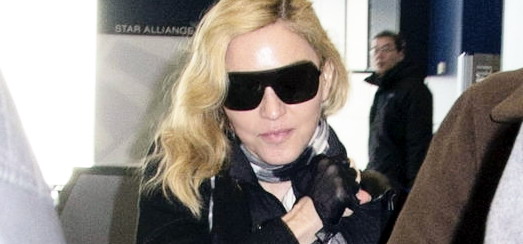 Madonna spotted at JFK Airport, New York [23 January 2014 – Pictures]