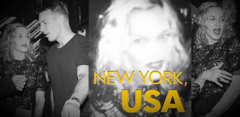 Madonna, Diplo and Skrillex at Jeremy Scott’s after party at the Space Ibiza, New York [10 September 2014 – Pictures & Video]