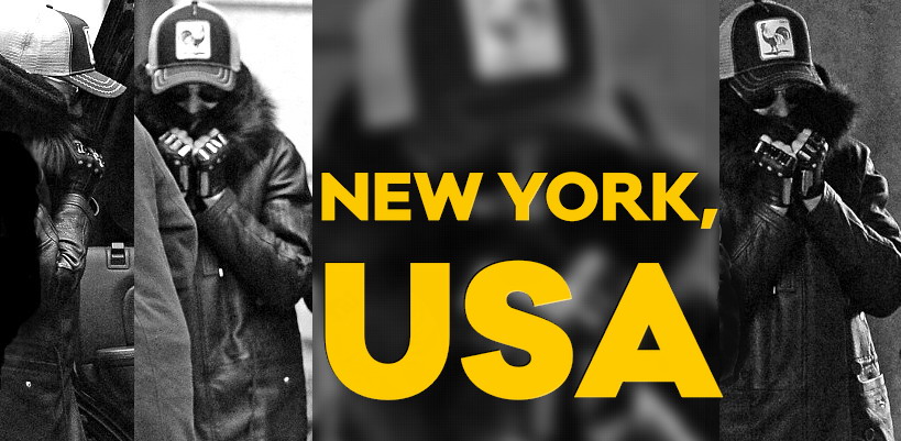 Madonna shows support to French people in the streets of New York [10 January 2015 – Pictures]