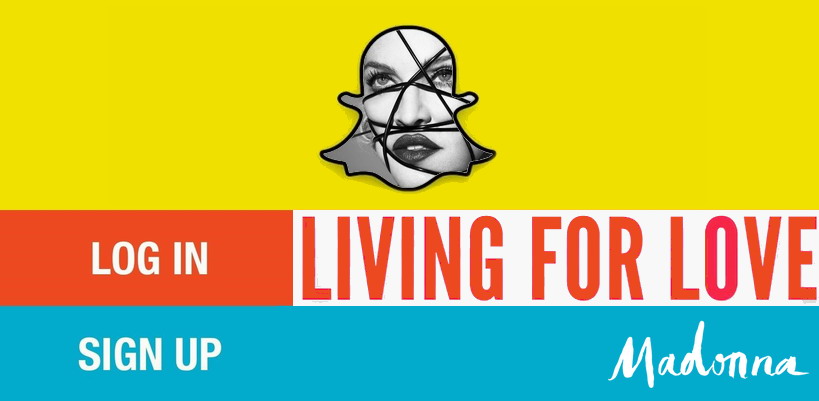 Madonna will premiere the “Living for Love” video today on Snapchat