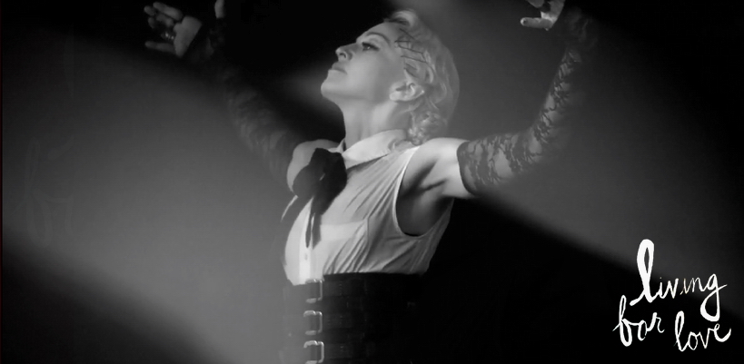 Madonna’s “Living For Love” video now available on YouTube