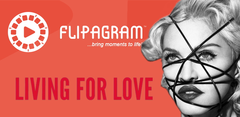 Join Madonna on Flipagram and create your own “Living For Love”