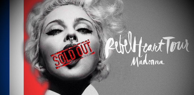 Rebel Heart Tour in Paris sold out within five minutes