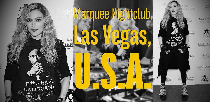 Madonna at the Marquee Nightclub in Las Vegas [25 October 2015]