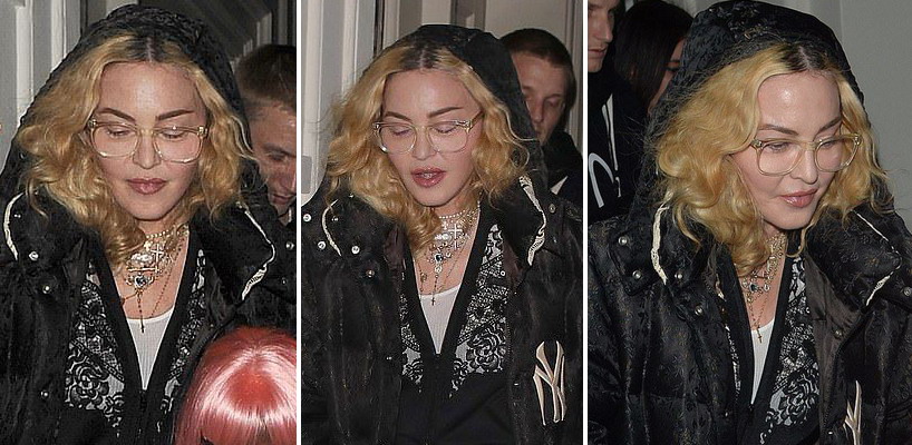 Madonna leaving Halloween party in London [28 October 2018 – Pictures]