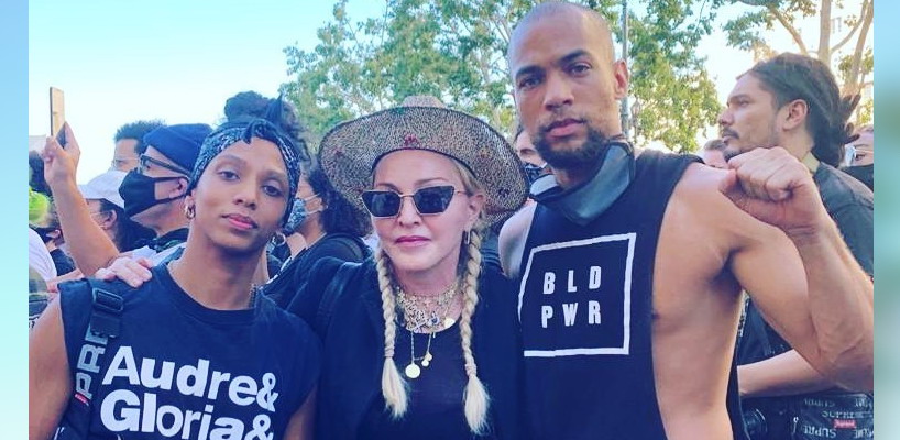 Madonna attends the Black Lives Matter protest in Los Angeles [10 June 2020 – Pictures]