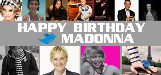 Celebrities Tweet ‘Happy Birthday Madonna’