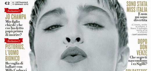 Madonna by Herb Ritts for Italian Vanity Fair [11 January 2012 Edition]