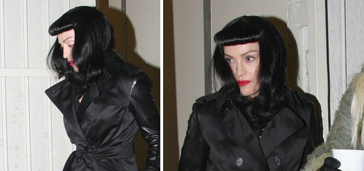 Madonna quitte la soirée Pourim au Centre de Kabbale à Los Angeles [23 février 2013]