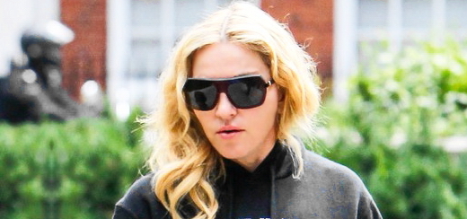 Madonna dans les rues de Londres [27 juillet 2013]