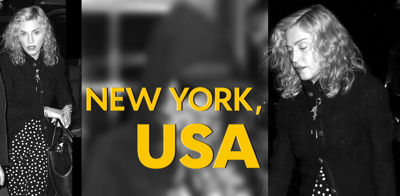 Madonna dans les rues de New York [3 Octobre 2014 – Photos]