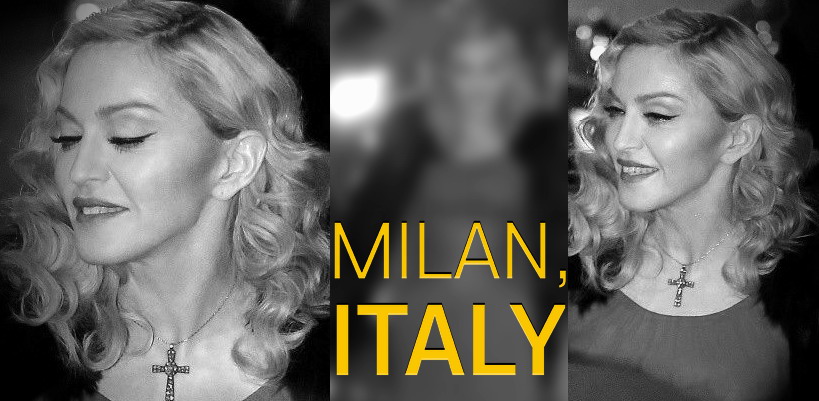 Madonna à l’enregistrement de Che Tempo Che Fa à Milan [1 Mars 2015 – Photos]