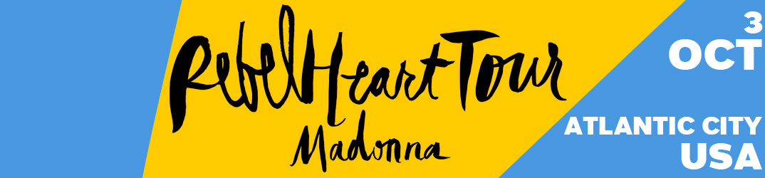 Rebel Heart Tour Atlantic City 3 octobre 2015