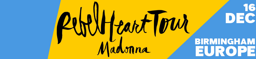 Rebel Heart Tour Birmingham 16 décembre 2015