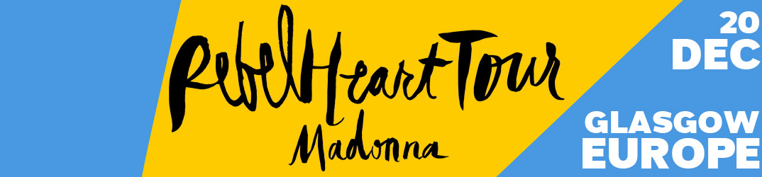 Rebel Heart Tour Glasgow 20 décembre 2015