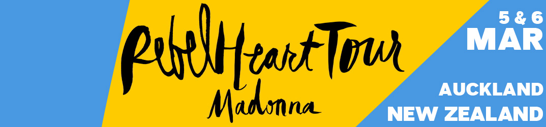 Rebel Heart Tour Auckland 5 & 6 mars 2016