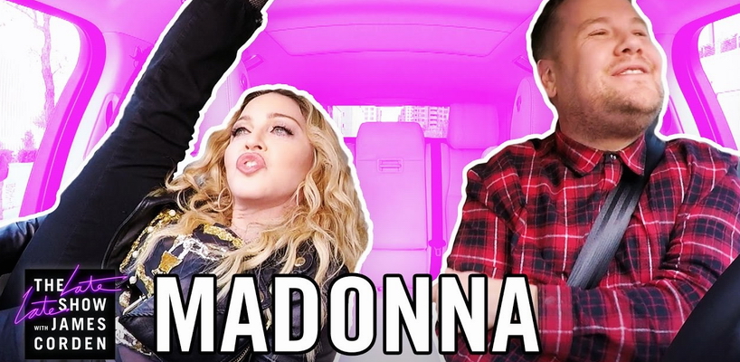 Le Carpool Karaoke de Madonna avec James Corden [Vidéo intégrale]