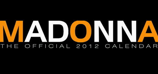 La couverture officielle du calendrier 2012 de Madonna 