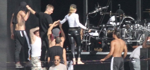 Les répétitions du MDNA Tour au Stade Ramat Gan de Tel Aviv [28 mai 2012]